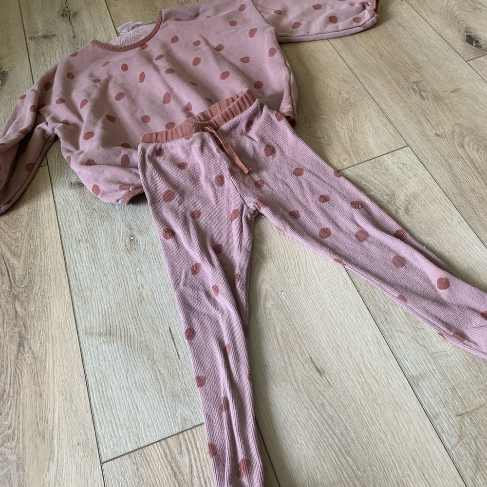 Zara polka dot set